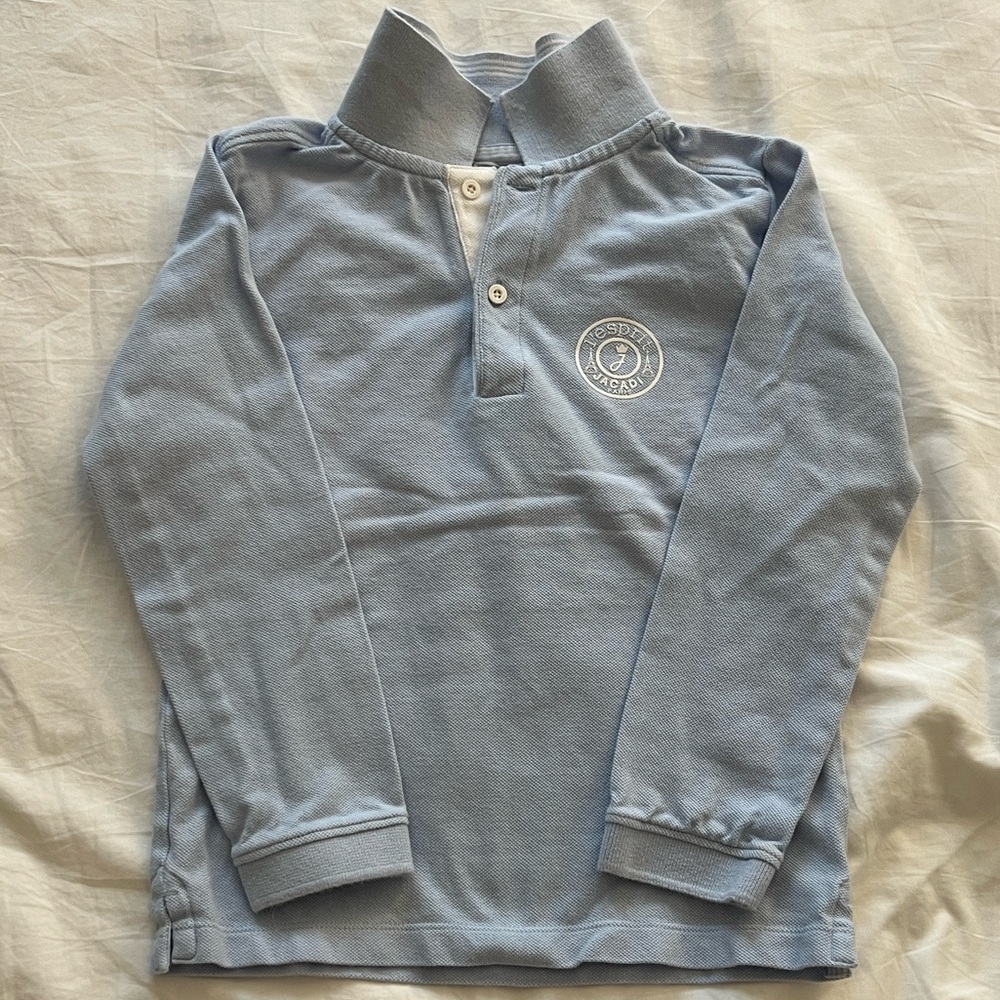 Jacadi Paris Soft Blue Cotton Top